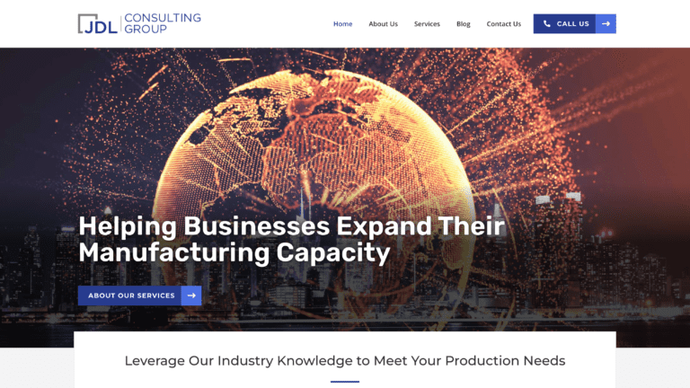 JDL Consulting Group website screenshot